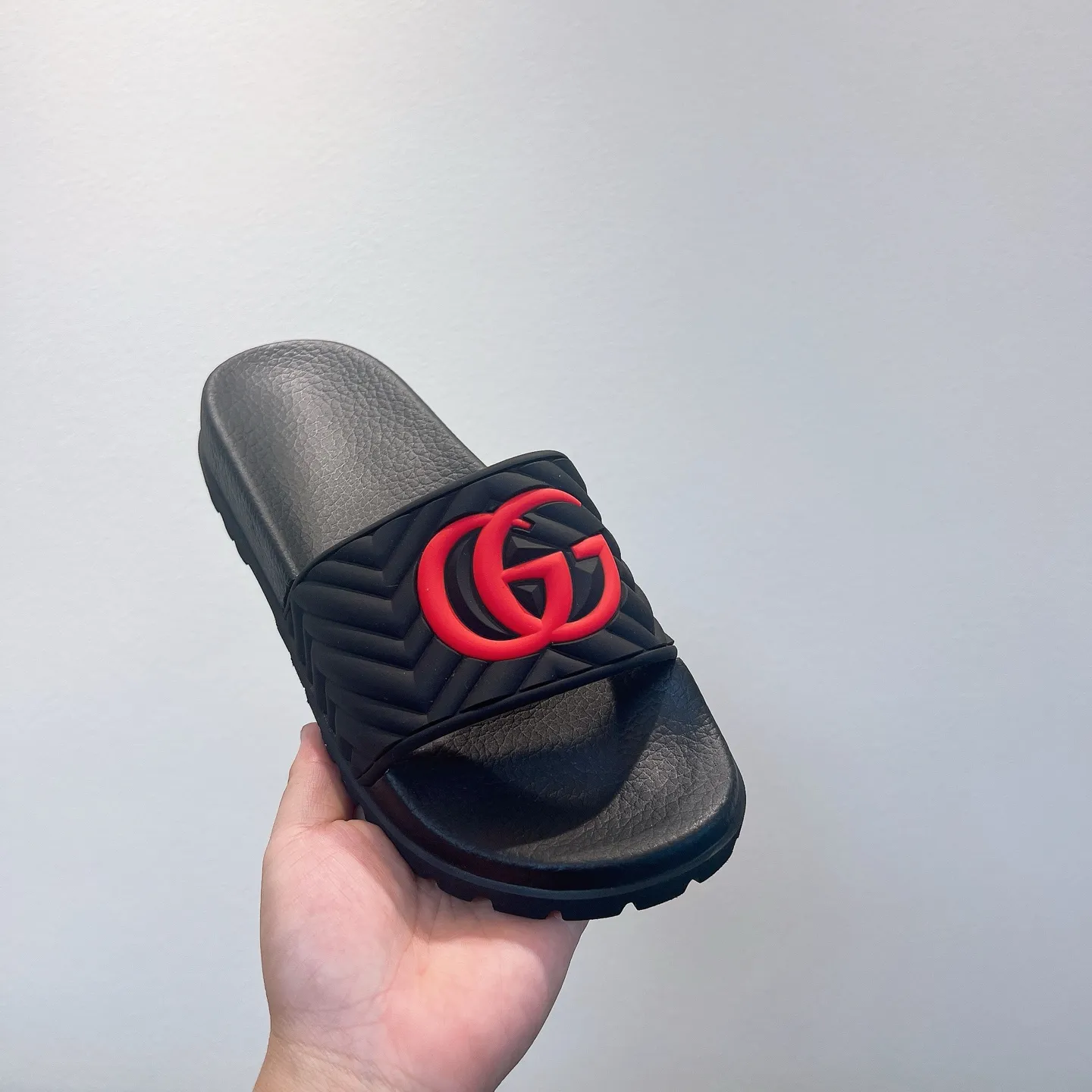 Men's Men's Shoes 130🐮🐮Gucci Gucci Slippers Gucci 2024 latest beach sandals slippers Original molding double G LOGO Original molding consistent Outsole: Men's Men's Shoes u double-layer outsole Size: 35-46